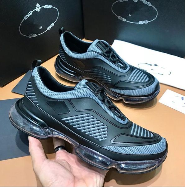 

2020 designer shoes personalized fashion trim with lightweight luxury popular casual shoes p cloudbust thunder lace up sneaker size 35-45, Black