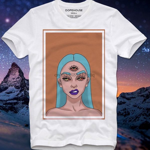 

t shirt psychedelic trippy third eye female lucid dream lsd mdma xtc ecstasy albert hofmann