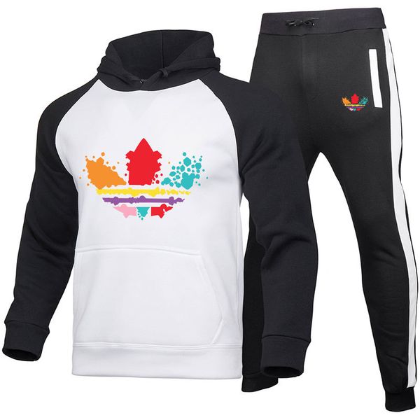 

brand and pants, casual sportswear, mens hoodies, Black