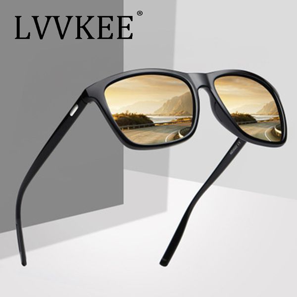 

2020 new lvvkee design men driving polarized sunglasses gafas mirror oculos eyeglasses uv400 women male wholesale, White;black