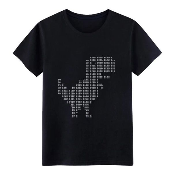

google dinosaur 404 dinosaur binary dino t shirt men personalized 100% cotton s-xxxl male anti-wrinkle new style spring tshirt