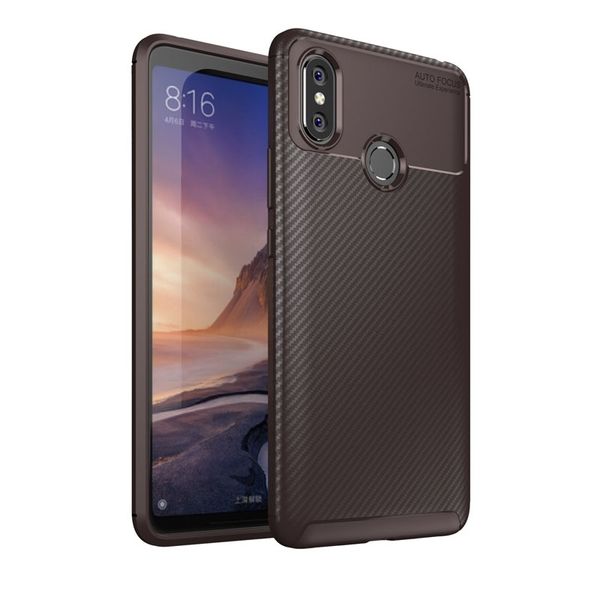 

beetle carbon fiber tpu case for xiaomi max 3 phone case luxury slim soft back cover