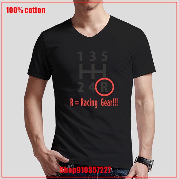 

racing gear v-neck teenage cotton fashion men t shirt unique apparel cozy and breathable boyfriend's day gift 2020 trendy pop