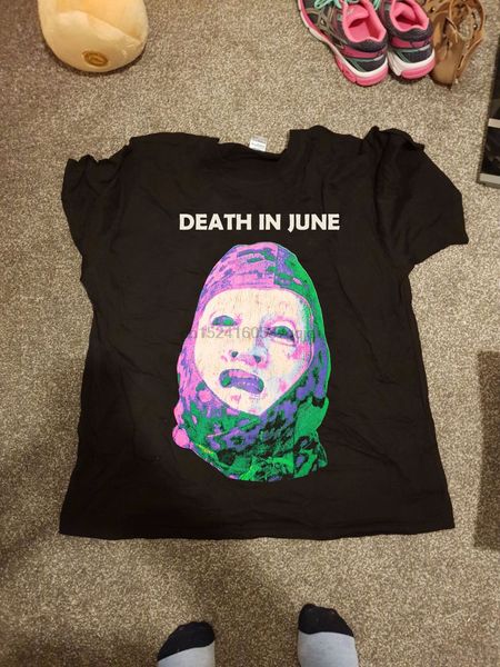 

rare vintage death in june vintage t-shirt reprint new