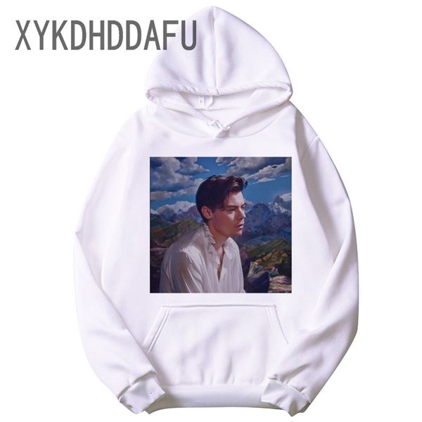 

harry styles men/women hoodie sweatshirt fine line 90s hoodies harajuku aesthetic hoodied fashion male/female streetwear hood, Black