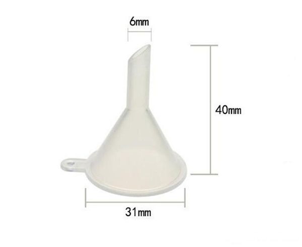

plastic mini small funnels liquid filling tools perfume liquid essential oil filling empty bottle packing tools