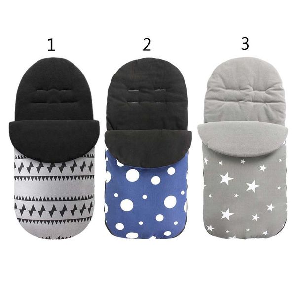 

windproof baby sleeping bag winter warm footmuff infant stroller cushion waterproof color-fast multiple levels adjustable
