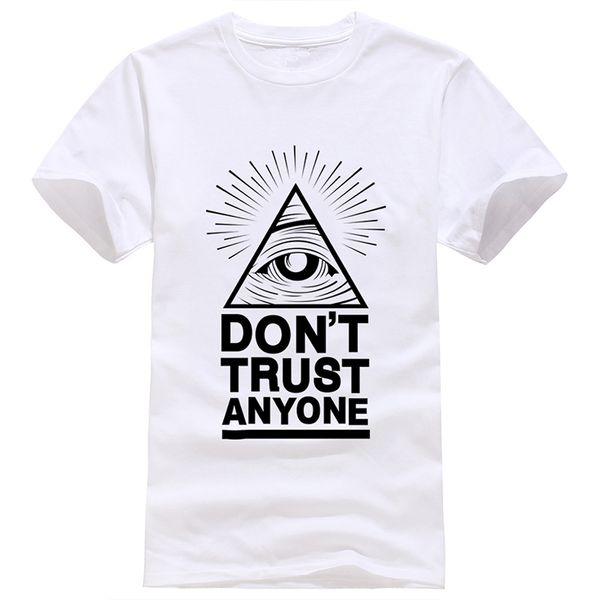 

летние мужские футболки dont trust любой иллюминатов всевидящее око футболка шаблон письма для мужчин майка повседневные топы футболки плюс