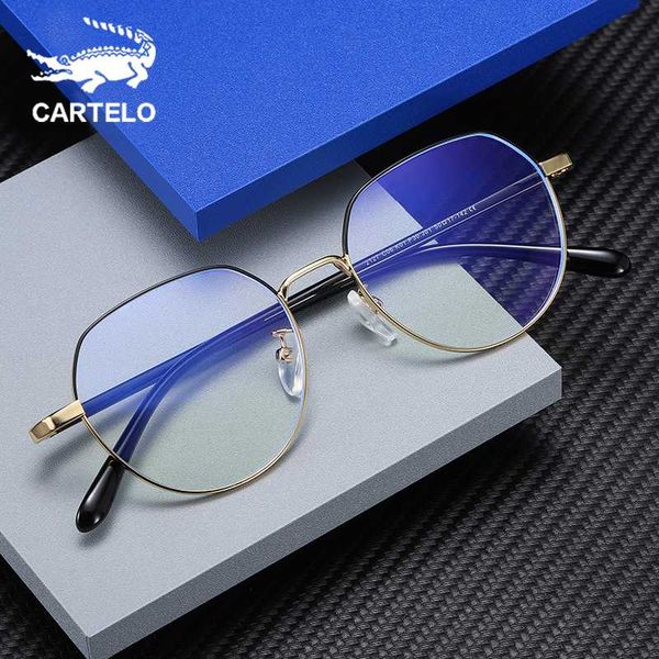 

sunglasses cartelo men radiation-resistant glasses uv400 anti light women spectacle frame computer gaming eyewear goggles, White;black