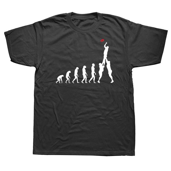 

rugby evolution of man t-shirt funny printed t shirts men short sleeve cotton male