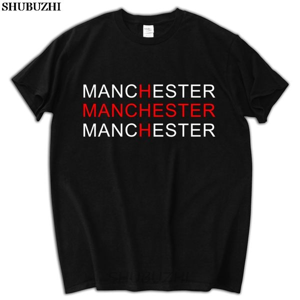 

geek o-neck pre-cotton manchester letter men's t shirt man t shirts sale