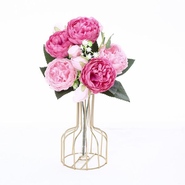 

30cm rose flower artificial flowers wedding silk fake flowers bouquet bud peony for decoration home decor indoor