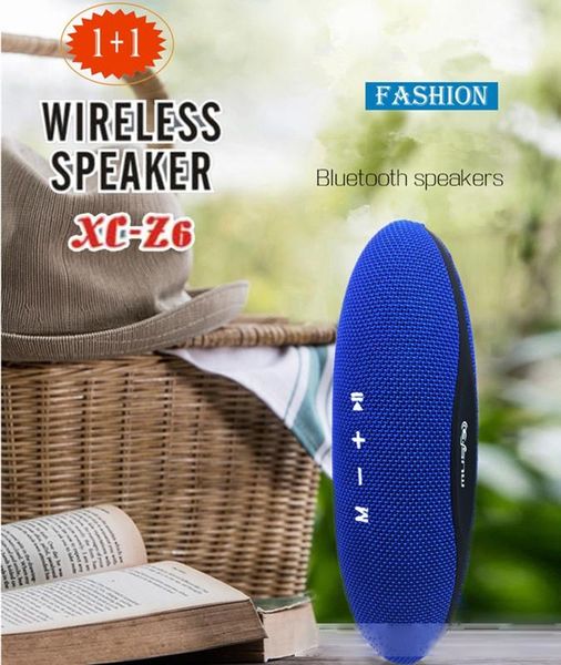 

rugby wireless bluetooth speaker portable outdoor 3d stereo subwoofer speaker xc-z6 support tf card fm handfor iphonex samsung