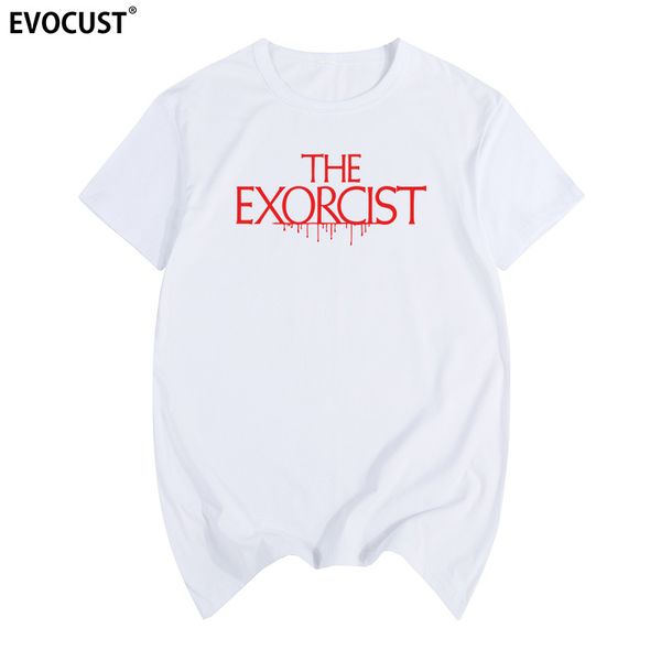 

экзорцист 1973 летняя печать футболки хлопок мужчины майка новые женщины tee мода