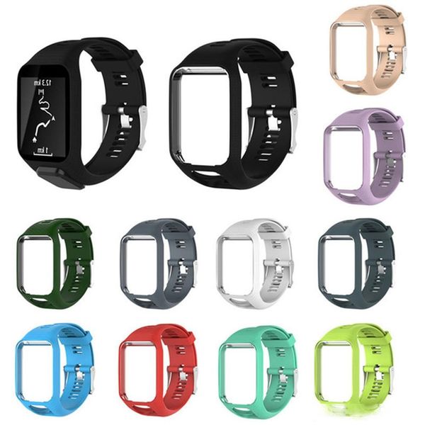 

wrist band watch strap for tomtom spark 2 3 replacement silicone belt for runner spark watch fitness tracker by dhl free