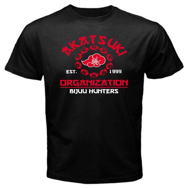 

akatsuki naruto anime japan sasuke uchiha itachi classic t-shirt black print 2019 fashion cotton casual o neck tees