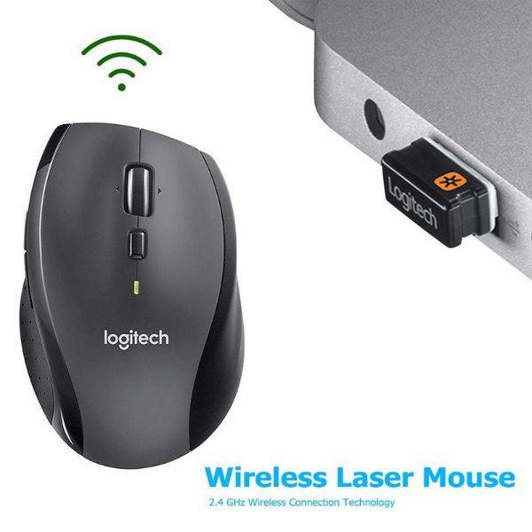 

m705 wireless mouse 3 year battery life usb receiver mice grey
