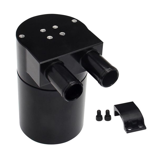 

car black billet aluminum oil catch can tank bottle fit for bmw n54 335 335i