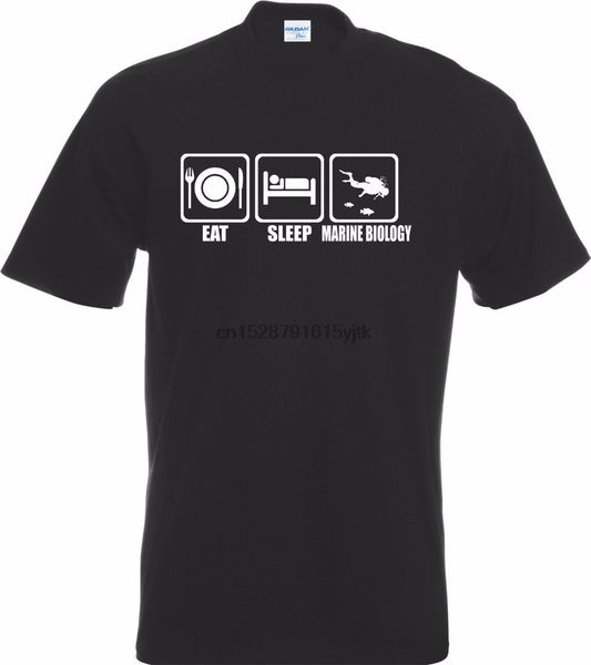 

2020 новая мода марка одежда косплей футболки eat sleep marine biology science биолог t shirt che guevara футболочку