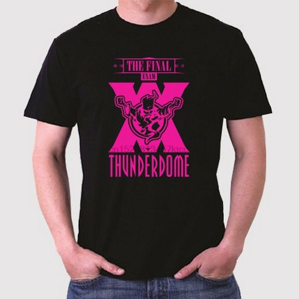 

new thunderdome the final exam logo mens black t-shirt size s to 3xl tee shirt popular tagless