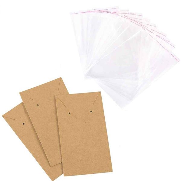

earrings and necklace display cards with 100 self-sealing bags earring card holder, earring display cards for ear studs,earrings, Pink;blue