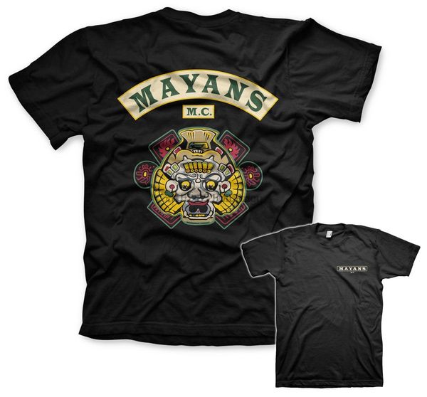 

лицензия soa - mayans m.c backpatch men t-shirt s-xxl