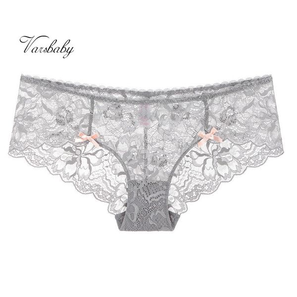 

women's panties varsbaby breathable floral lace underwear beautiful low-rise s  l xl xxl, Black;pink