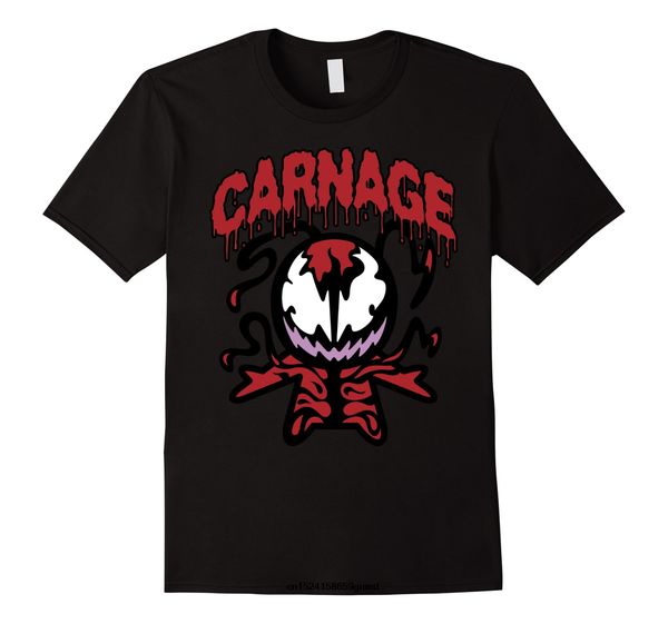 

смешные люди тенниска женщины новизна тенниску carnage красный kawaii symbiote графический t-shirt