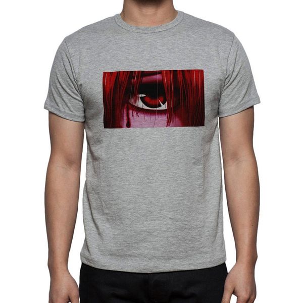 

elfen lied kenshin anime blut tranen logo baumwolle gedruckt grau t shirt t