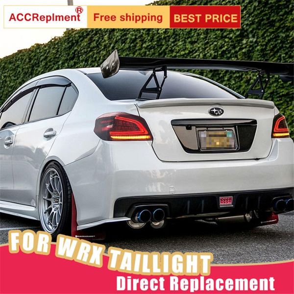 

new led taillights assembly for wrx 2013-2020 led rear lamp brake reverse light rear back up lamp drl car tail lights
