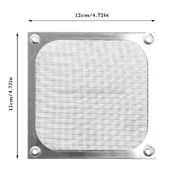 

fans & coolings metal dustproof mesh dust filter net guard 12/9/8cm for computer case cooler fan