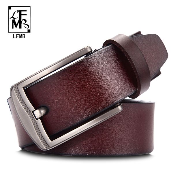 

belts [lfmb] leather belt men male genuine strap designer for ceinture homme, Black;brown