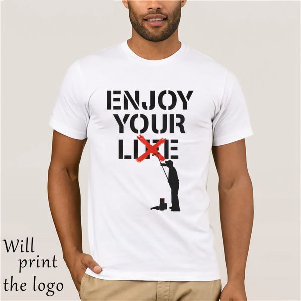 

godetevi il vostro ли vita футболка топ бэнкси pittore london street art murale регало