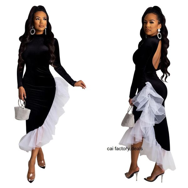 

j2109 women s fashion dresses womens special mesh slim clothing kilt dress black friday 2020 sales, Black;gray