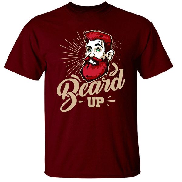 

борода up t-shirt mens смешной hipster подарок на день рождения tee shirt