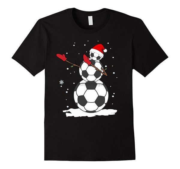 

happy snowman dabbing soccering ball christmas tshirt o neck t shirts male low price steampunk shirts for men tee