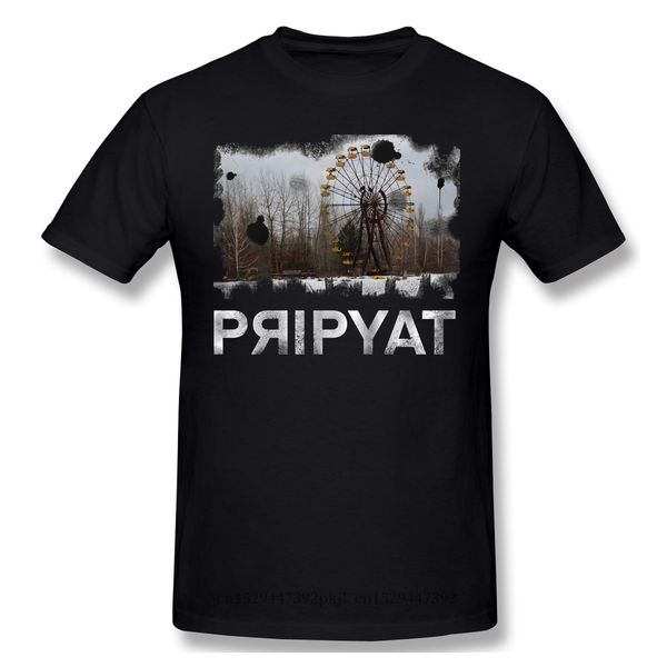 

t shirts men clothing chernobyl russia t-shirt 100% cotton chernobyl soviet nuclear power plant american tv series cotton