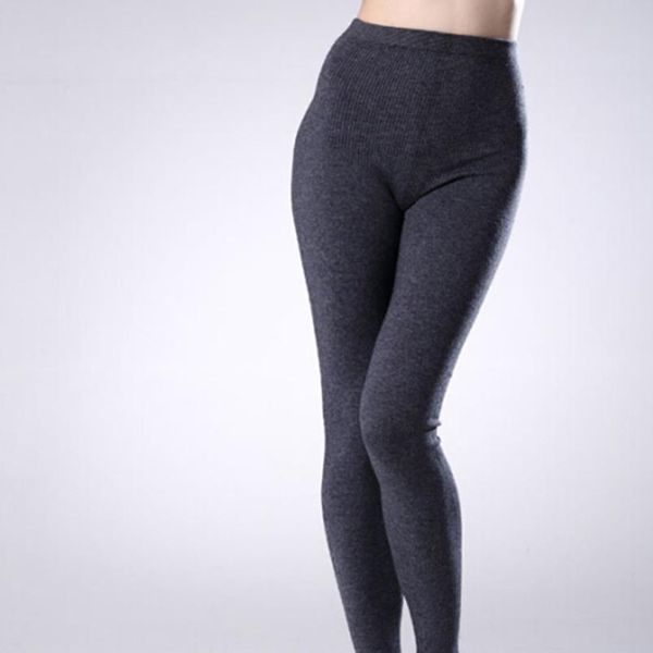 

warm women pants cashmere knitted trousers female winter woolen leggings ladies warm standard girls pants ing, Black