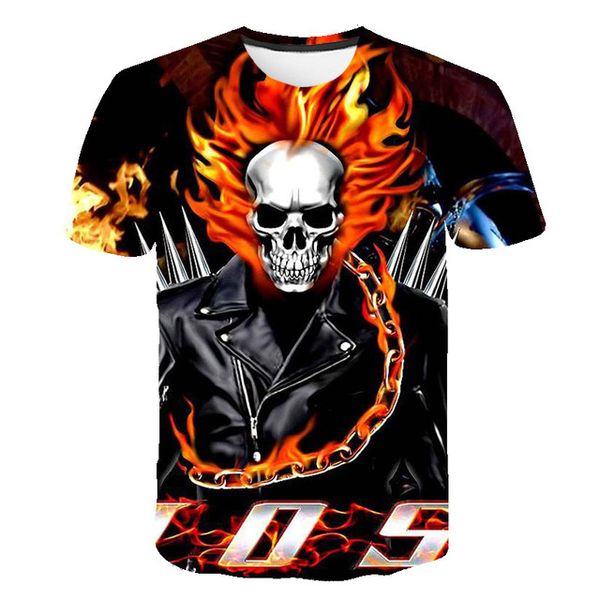 

men knight skull breathable cool 3d print shirts funny hippie comics men clothing