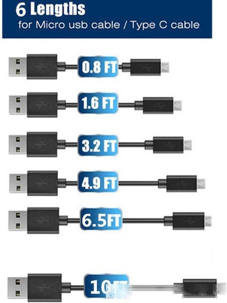

new 2a high speed micro usb cable type c cables powerline 6 lengths 0.25m 0.5m 1m 1.5m 2m 3m sync quick charging usb 2.0 for samsung s7 s8