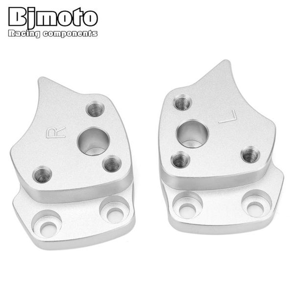 

bjmoto motorcycle cnc handlebar riser clamp bar mount height up adaptor for fjr 1300 2001 2002 2003 2004 2005
