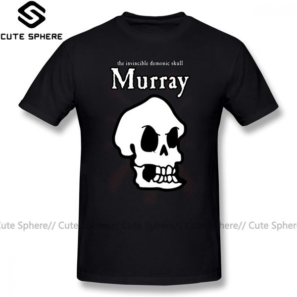 

monkey island t shirt monkey island murray the skull t-shirt beach cotton tee shirt cute print 5x male short sleeves tshirt