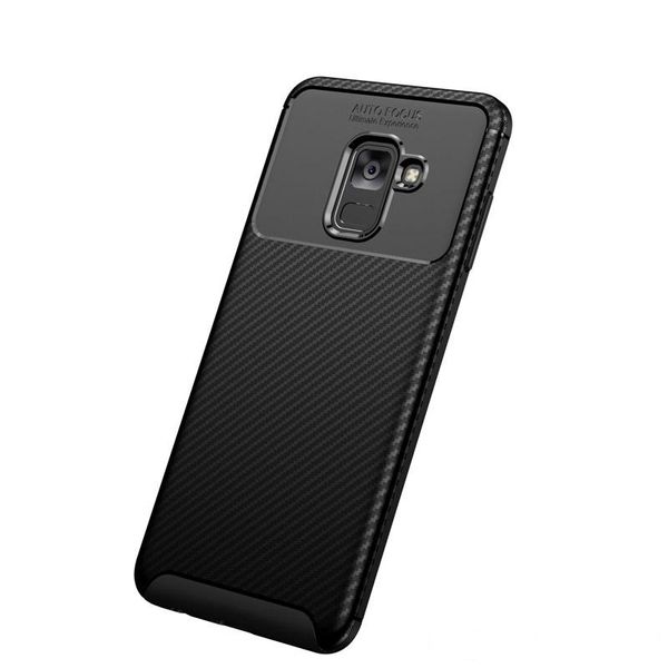 

beetle carbon fiber tpu case for samsung a8 2018 phone case luxury slim soft back cover