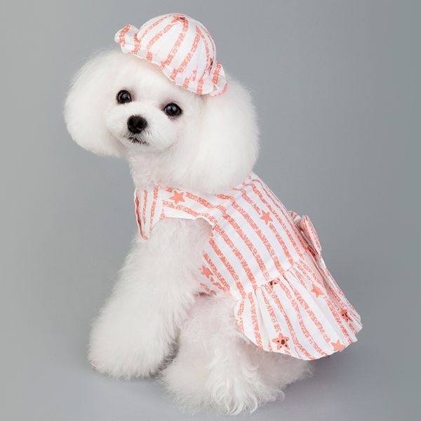 

puoupuou striped dogs clothes cute funny dog clothes for small medium dogs summer pet t-shirt sweet ropa para perros