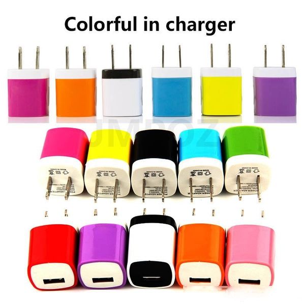 

5v 1a travel power adapter home wall charger charging plug for iphone samsung s10 note10 huawei moto universal charging charger no package