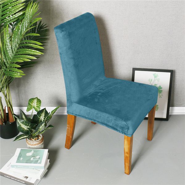 

high solid color modern plain chair cover spandex stretch elastic chair covers seat cover for dining l wedding banquet