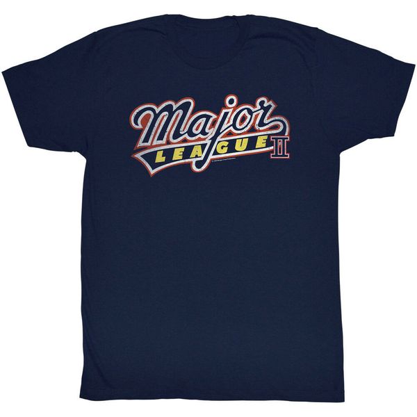 

major league ii t shirt men women logo navy tee shirt casual plus size