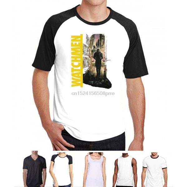 

watchmen rorschach black blk t-shirt new official movie comic custom t shirt printing