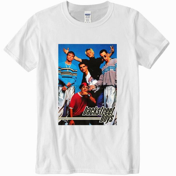 

backstreet boys white t -shirt size s to 2xl