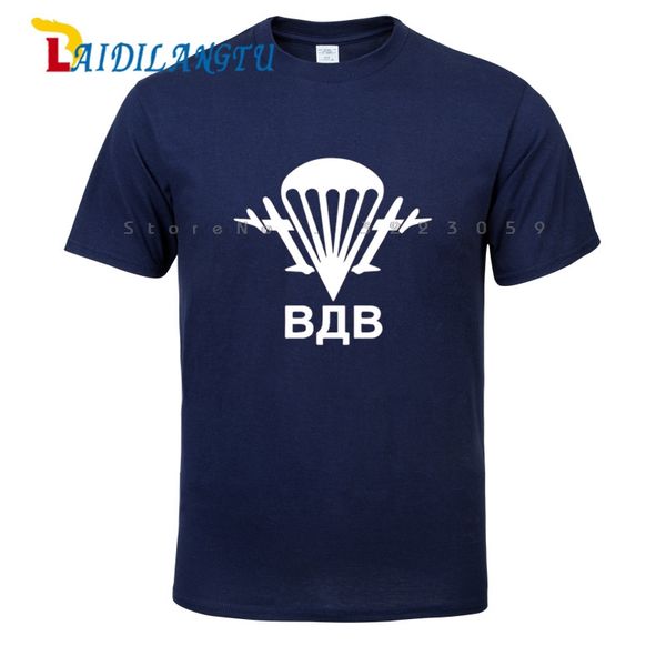 

new russian airborne troops t-shirt paratrooper spetsnaz vdv t shirt summer hipster cool male tee